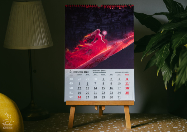 Kalendarz 2022 z Bestiami od Jelenia Jest SPOKO
