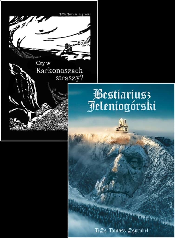 Zestaw Bestiariusz Jeleniogórski Nowa Mitologia Karkonoszy oraz Czy w Karkonoszach straszy? od Jelenia jest SPOKO.