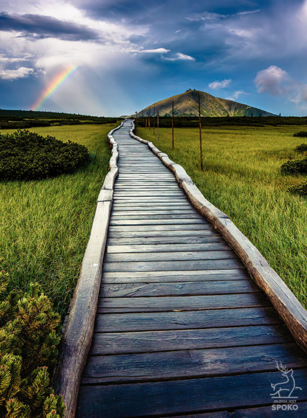 ŚNIEŻKA Tęczowy łuk 2 plakat od Jelenia jest SPOKO_full
