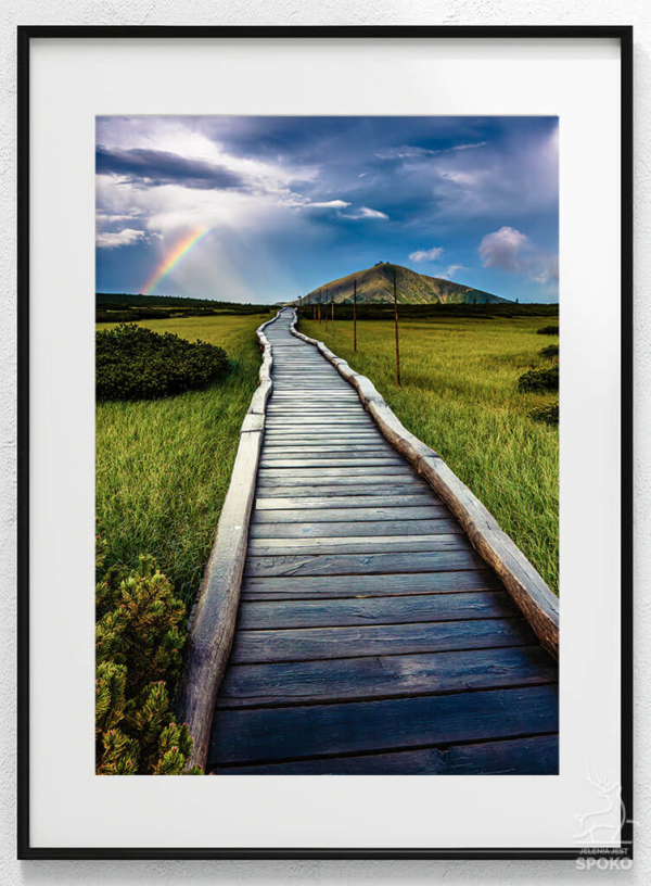 ŚNIEŻKA Tęczowy łuk 2 plakat od Jelenia jest SPOKO_wiz