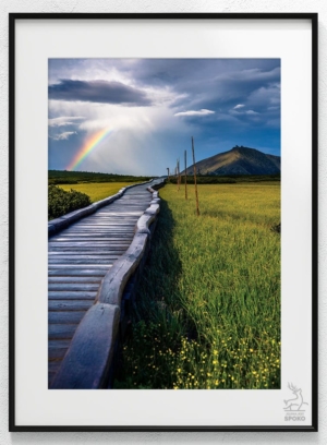 ŚNIEŻKA Tęczowy łuk 3 plakat od Jelenia jest SPOKO_wiz