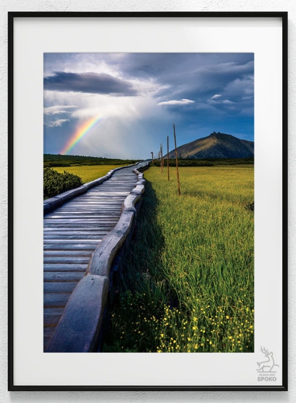 ŚNIEŻKA Tęczowy łuk 3 plakat od Jelenia jest SPOKO_wiz