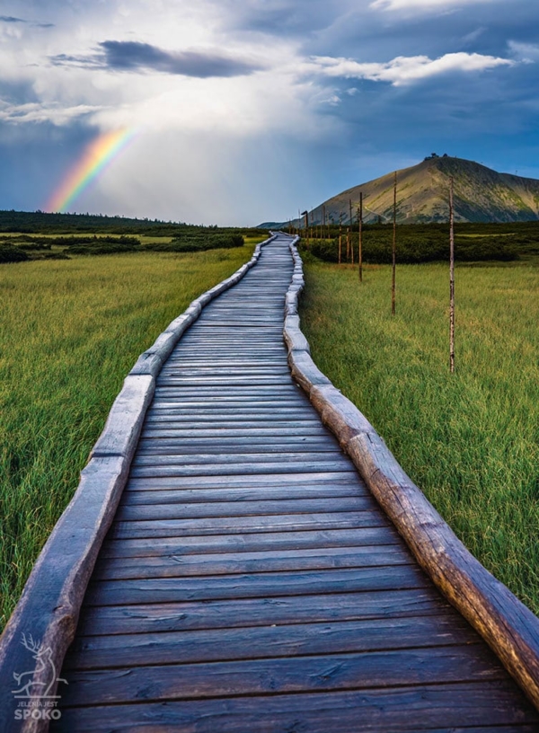 ŚNIEŻKA Tęczowy łuk 4 plakat od Jelenia jest SPOKO_full