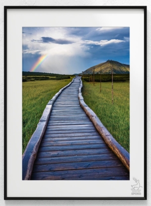 ŚNIEŻKA Tęczowy łuk 4 plakat od Jelenia jest SPOKO_wiz