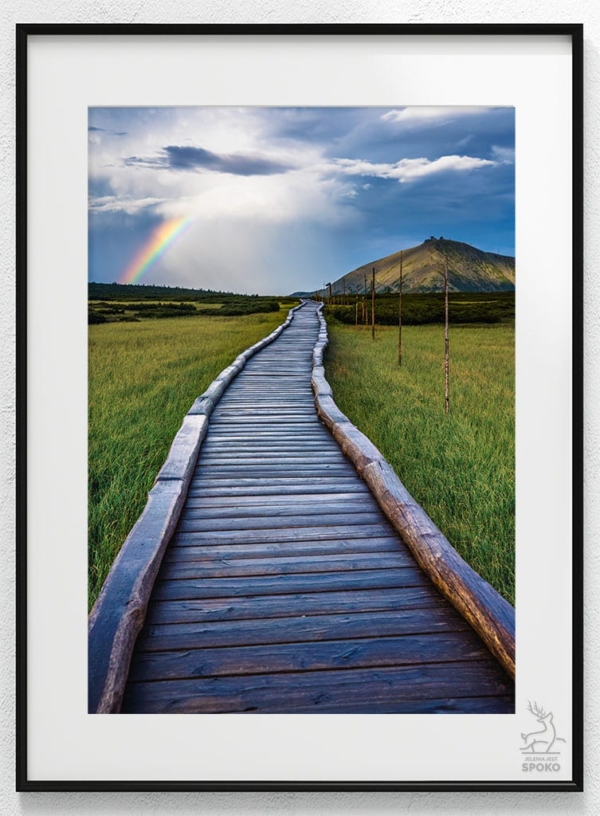 ŚNIEŻKA Tęczowy łuk 4 plakat od Jelenia jest SPOKO_wiz