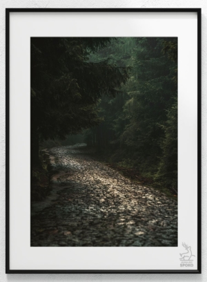 Karkonoskie Szlaki W towarzystwie mgieł i deszczu plakat od Jelenia jest SPOKO_wiz