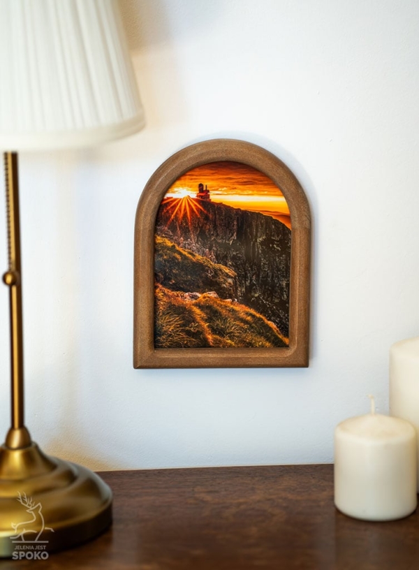 MiniWydruk od Jelenia jest SPOKO w rustykalnej ramce