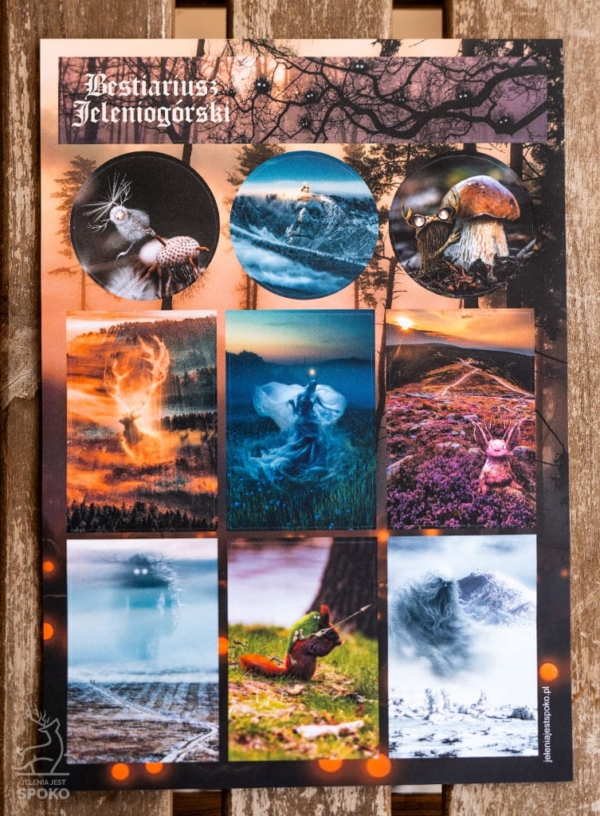 Naklejki Bestiariusz Jeleniogórski od Jelenia jest SPOKO