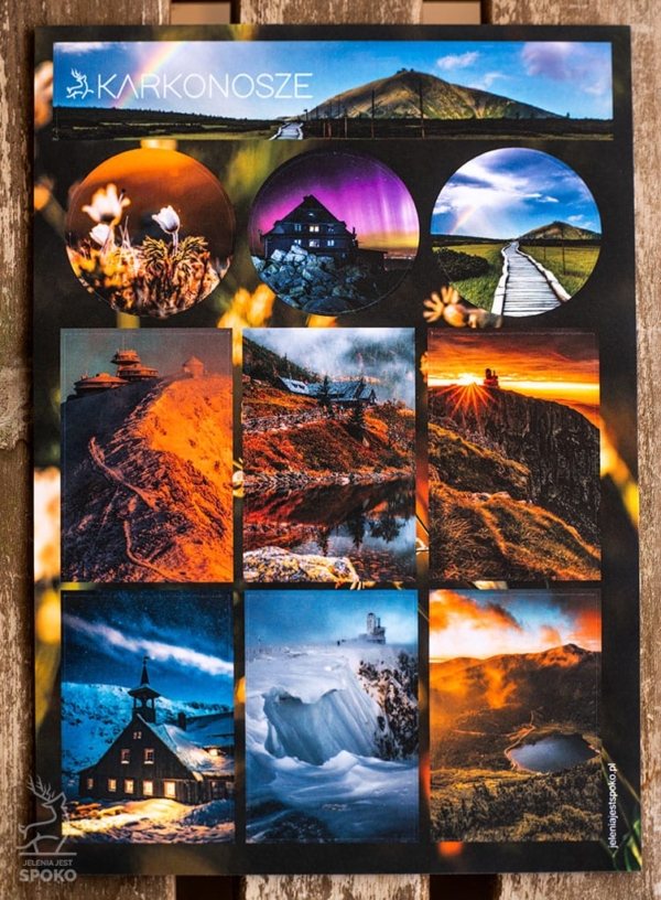Naklejki Karkonosze od Jelenia jest SPOKO