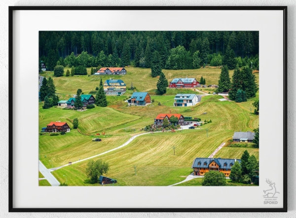 Pec pod Śnieżką Harmonia plakat od Jelenia jest SPOKO_wiz