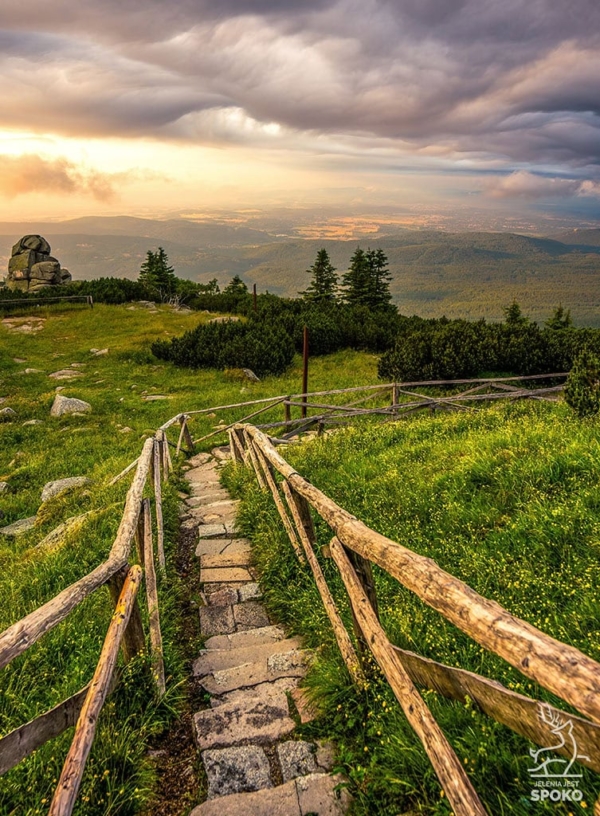 Karkonoskie Szlaki morskie fale plakat od Jelenia jest SPOKO_full Karkonoskie Szlaki morskie fale plakat od Jelenia jest SPOKO_full