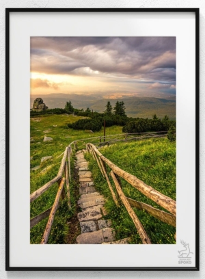 Karkonoskie Szlaki morskie fale plakat od Jelenia jest SPOKO_wiz