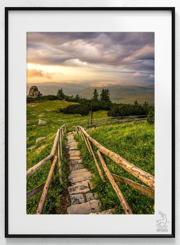 Karkonoskie Szlaki morskie fale plakat od Jelenia jest SPOKO_wiz Karkonoskie Szlaki morskie fale plakat od Jelenia jest SPOKO_wiz