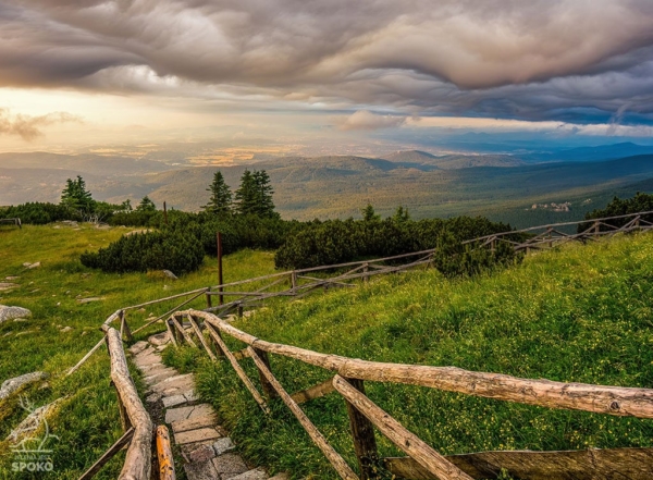Karkonoskie Szlaki morskie fale 2 plakat od Jelenia jest SPOKO_full