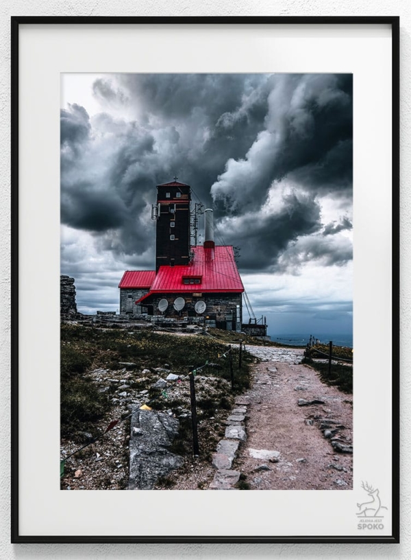 ŚNIEŻNE KOTŁY Burzowe plakat od Jelenia jest SPOKO_wiz