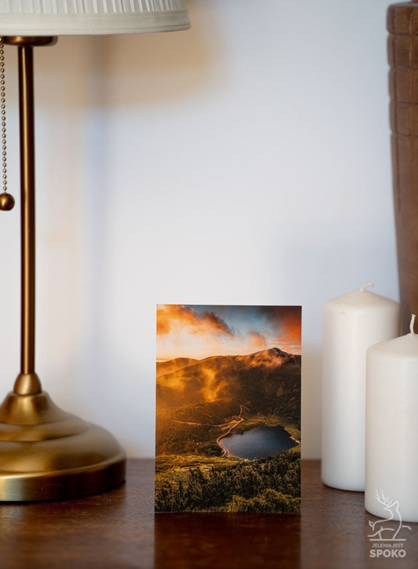 MiniWydruk Śnieżka znad Małego Stawu od Jelenia jest SPOKO