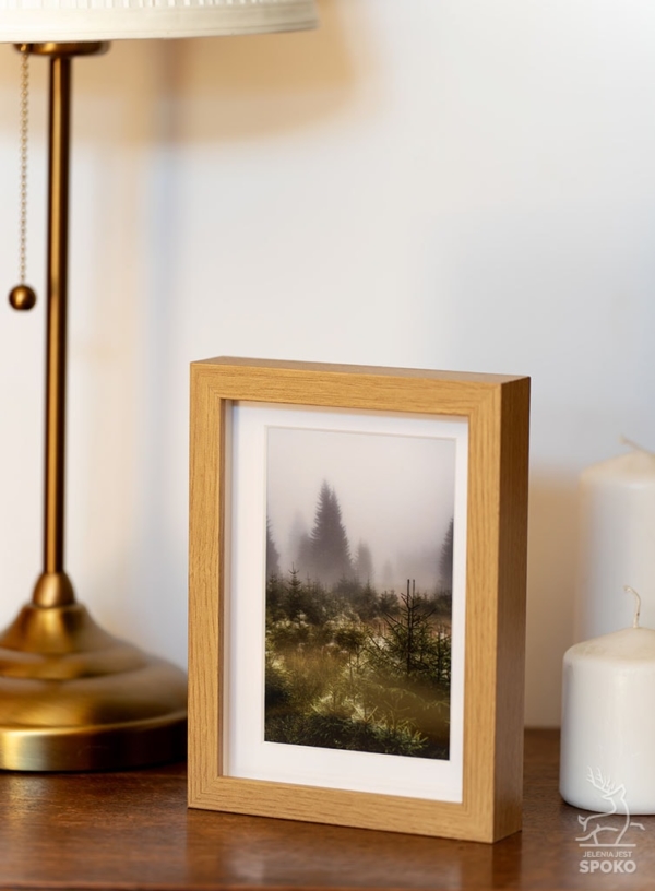 MiniWydruk w ramce Pajęczyny we Mgle od Jelenia jest SPOKO