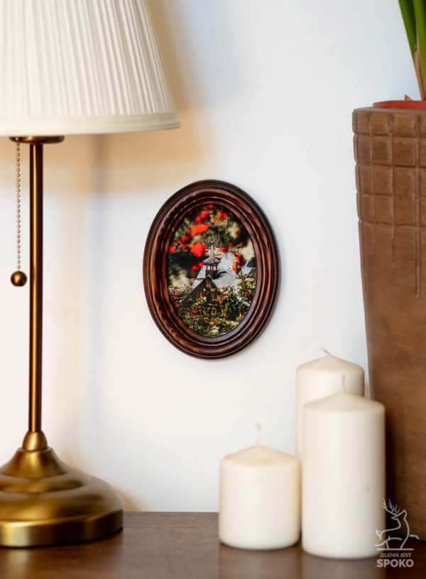 MiniWydruk w ramce Samotnia od Jelenia jest SPOKO