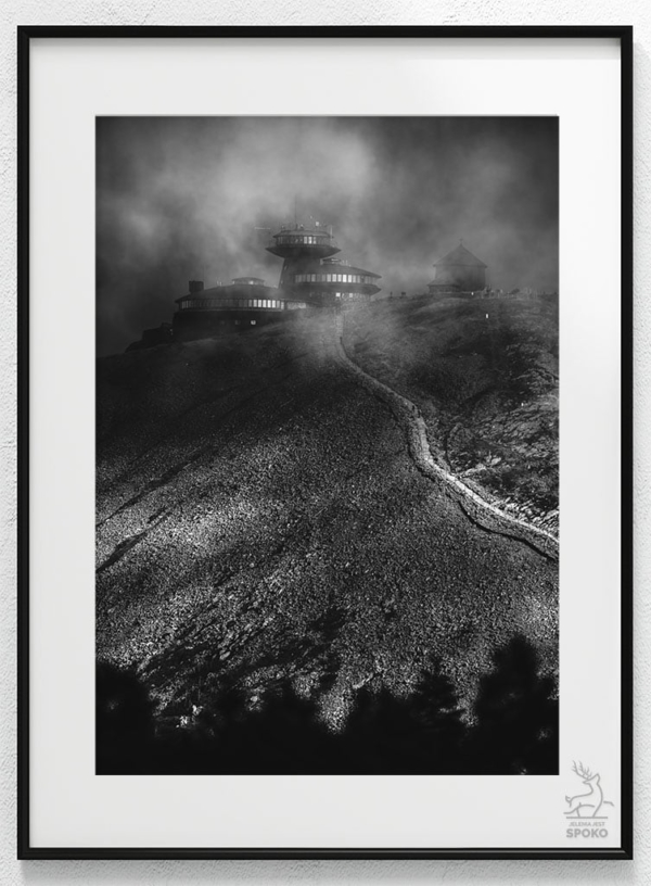 Śnieżka Między światłem a cieniem plakat od Jelenia jest SPOKO_wiz