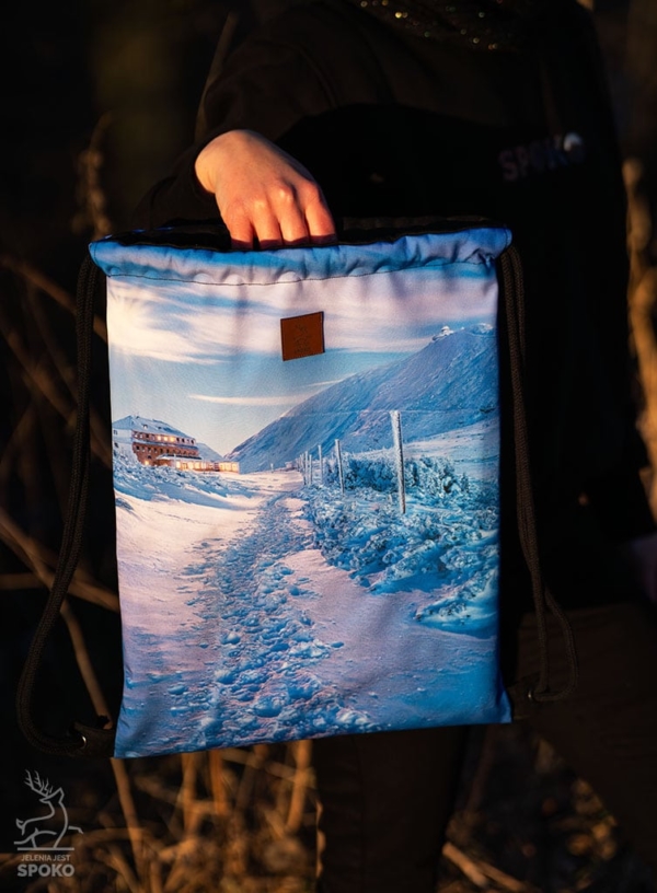 Workoplecak Śnieżka od Jelenia jest SPOKO Workoplecak Śnieżka od Jelenia jest SPOKO