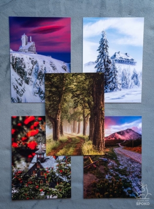 Zestaw pocztówek od Jelenia jest SPOKO