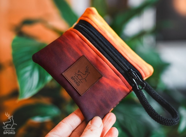 Mini saszetka zero waste Śnieżne Kotły Promieniste od Jelenia jest SPOKO